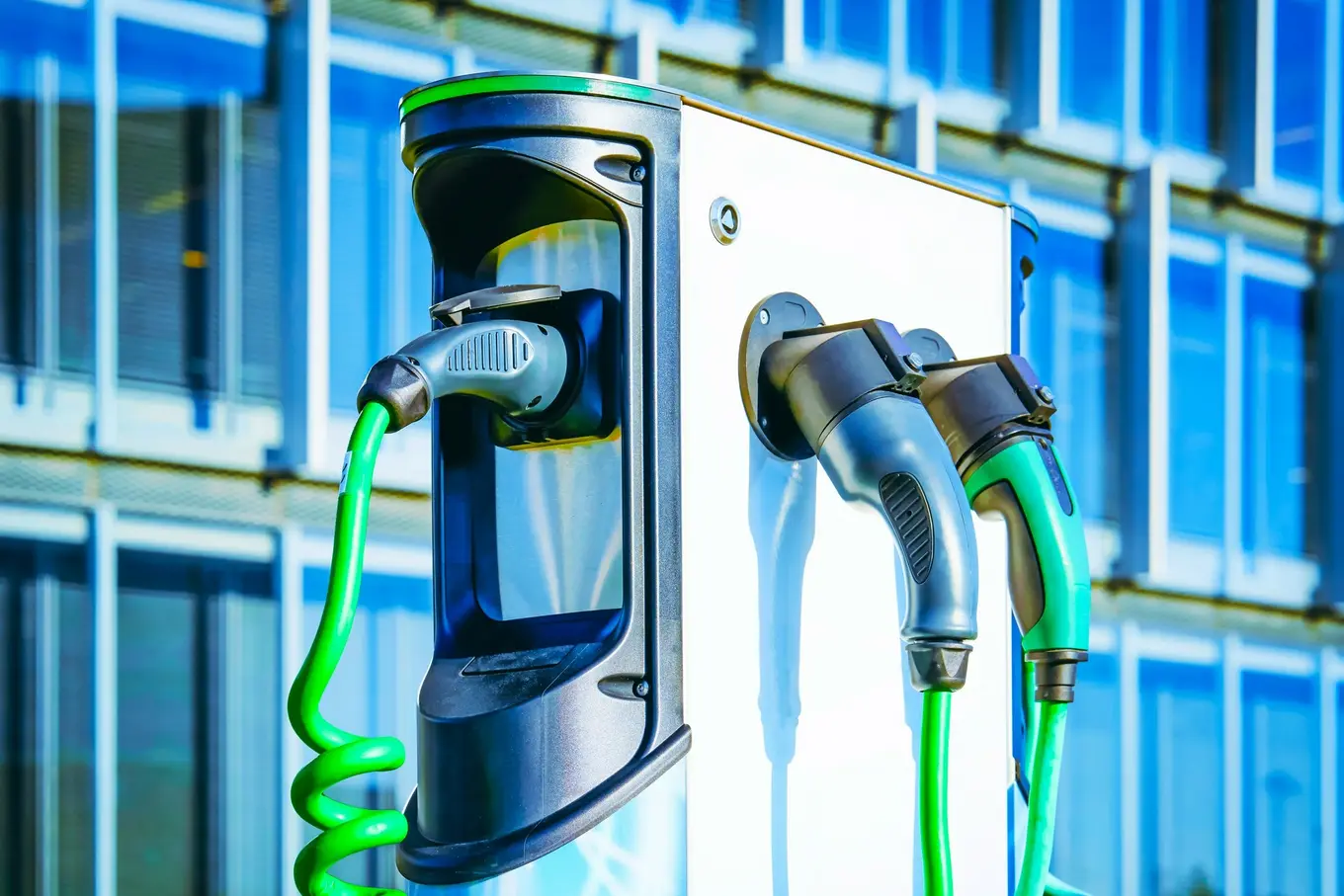 stacja ładowania samochodu elektrycznego